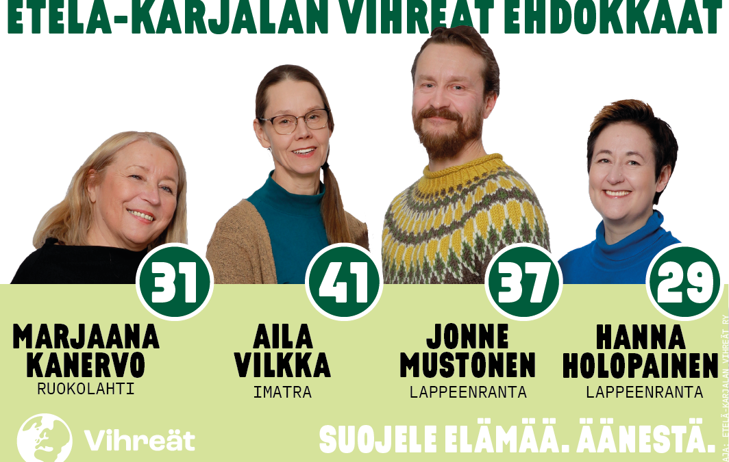 Eduskuntavaalit 2023 Ehdokkaamme Etelä-Karjalassa